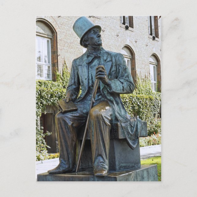 Statue Postkarte (Vorderseite)