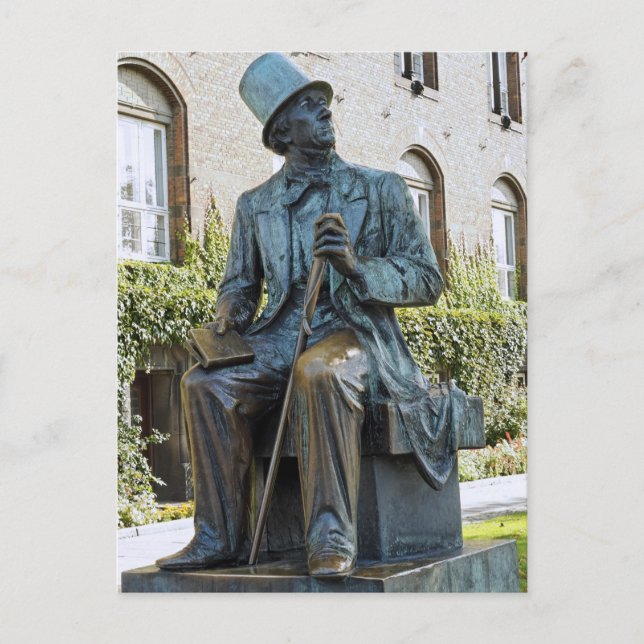 Statue Postkarte (Vorderseite)