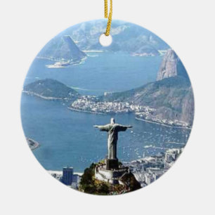 Statue Rio de Janeiro Cristo Keramik Ornament
