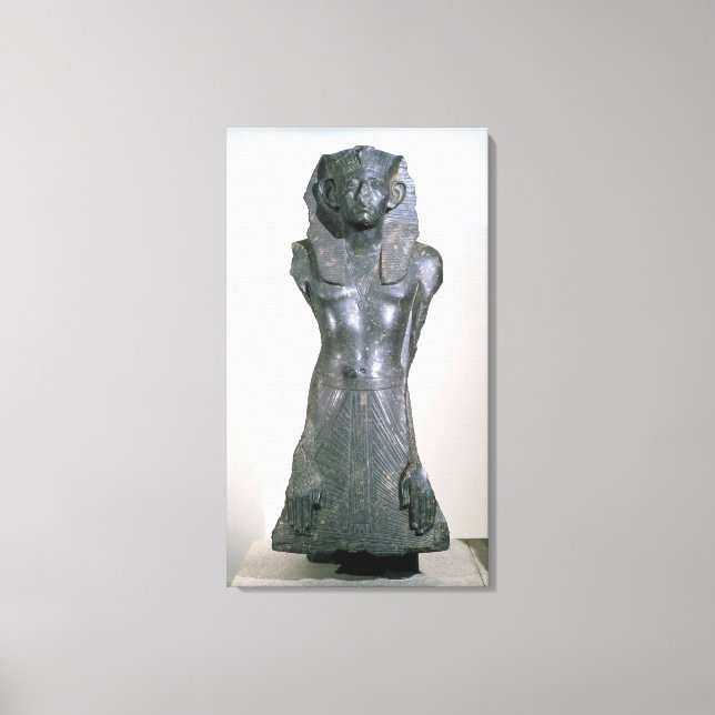 Statue Sesostris III im mittleren Alter Leinwanddruck (Vorderseite)