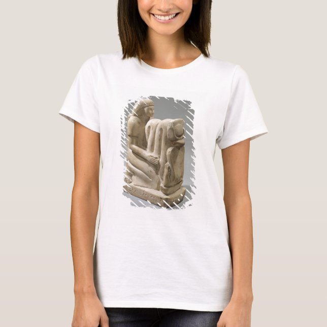 Statue Setau, die die Cobra-Göttin Nekhb präsentie T-Shirt (Vorderseite)