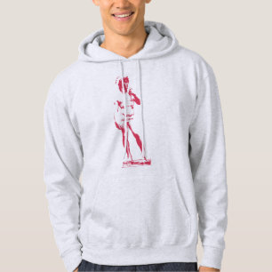 Statue: Sprich das F Wort — rosa Druckhose Hoodie