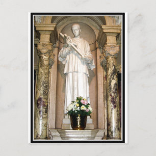 Statue St. Aloysius Gonzaga Postkarte