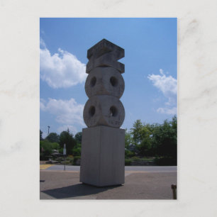 Statue St. Louis Zoo Postkarte