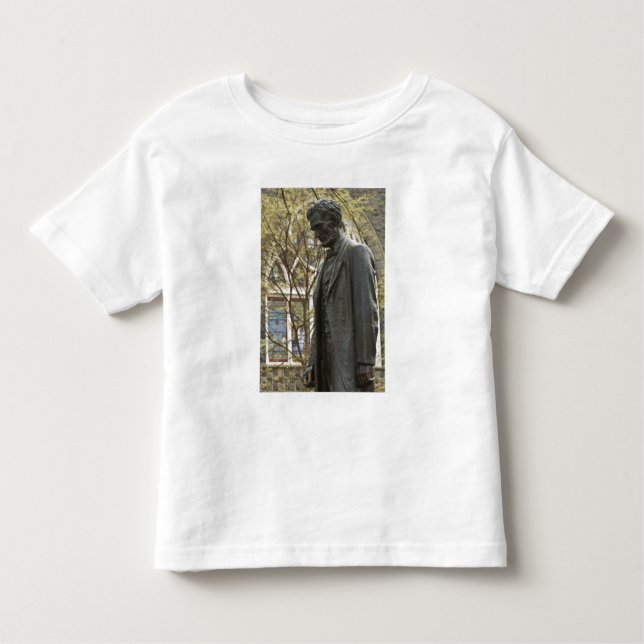 Statue von Abraham Lincoln, Portland, Oregon Kleinkind T-shirt (Vorderseite)