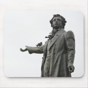 Statue von Alexander Puschkin, Sankt Petersburg Mousepad