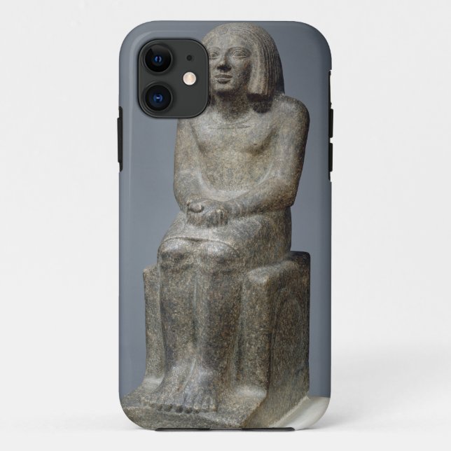 Statue von Ankh, Priester von Horus, frühes Case-Mate iPhone Hülle (Rückseite)