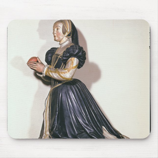 Statue von Antoinette de Fontette Mousepad (Vorne)