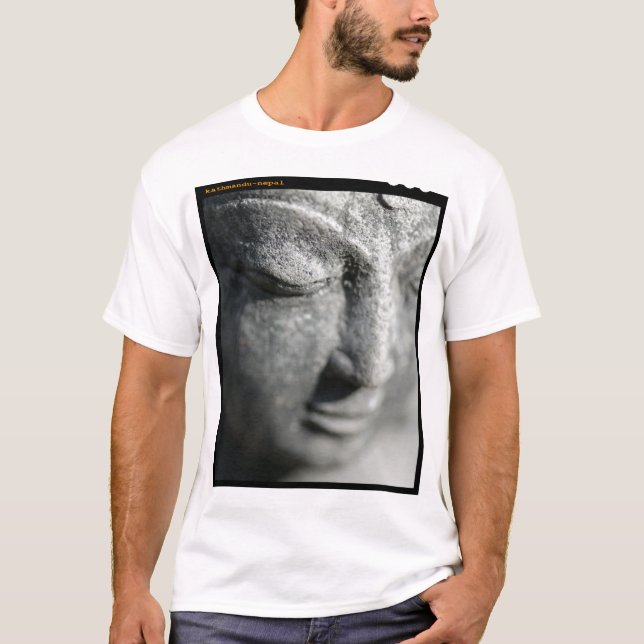 Statue von Buddha T-Shirt (Vorderseite)