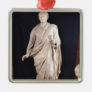 Statue von Caesar Augustus Ornament Aus Metall