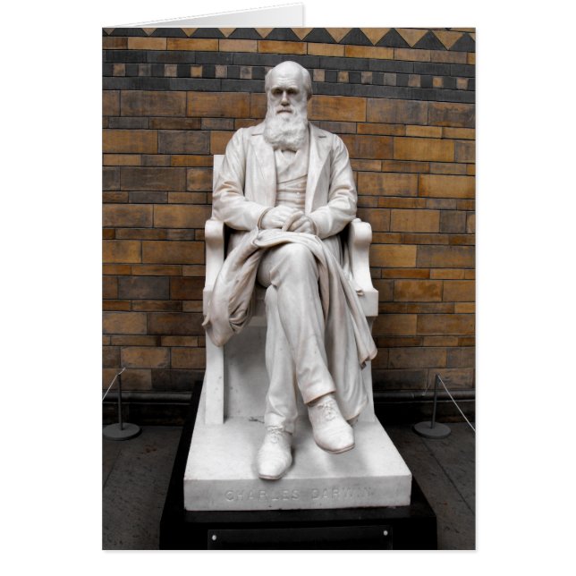 Statue von Charles Darwin (Vorne)