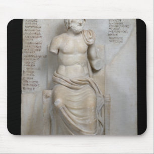 Statue von Euripides Mousepad