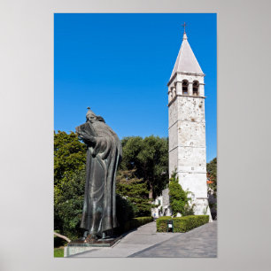 Statue von Gregory von Nin in Split - Dalmatien, K Poster