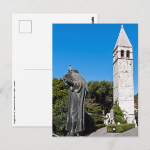 Statue von Gregory von Nin in Split - Dalmatien, K Postkarte