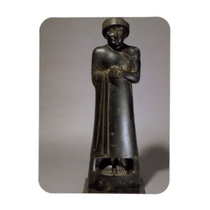 Statue von Gudea, Prinz von Lagash, Neo-Sumerisch, Magnet