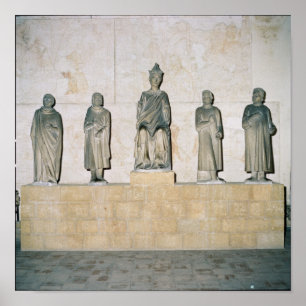 Statue von Henry VII, Heiliger Römischer Kaiser Poster