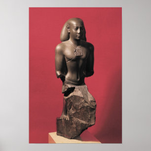 Statue von Iahmes Saneith Poster