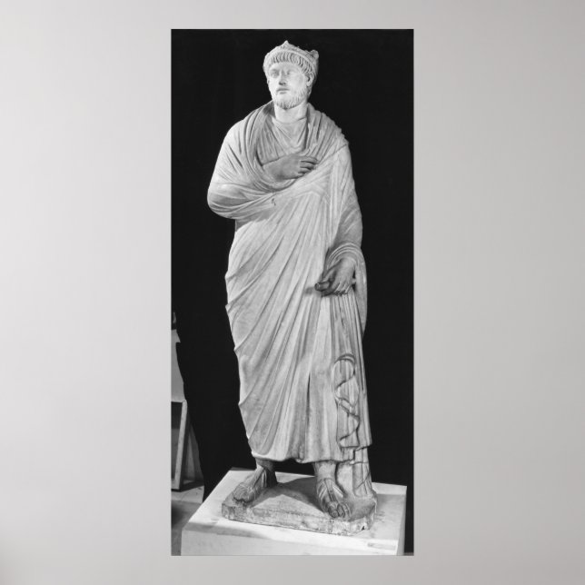 Statue von Julian dem Apostatus Poster (Vorne)
