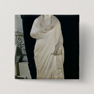 Statue von julianischem der Apostat Button