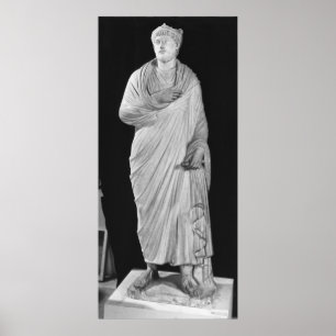 Statue von julianischem der Apostat Poster