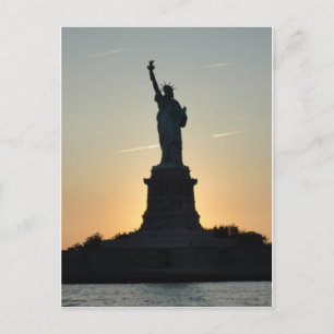 Statue von Liberty Profile - ReasonerStore Postkarte