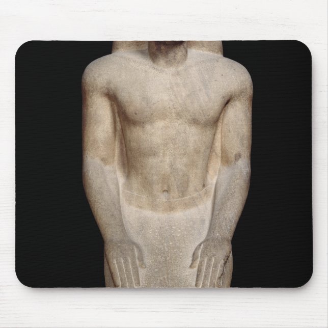 Statue von Nakhtorheb Knien Mousepad (Vorne)