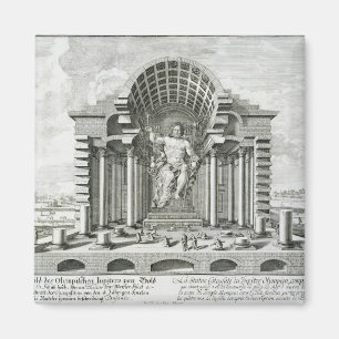 Statue von olympischem Zeus, gemacht durch Phidias Magnet