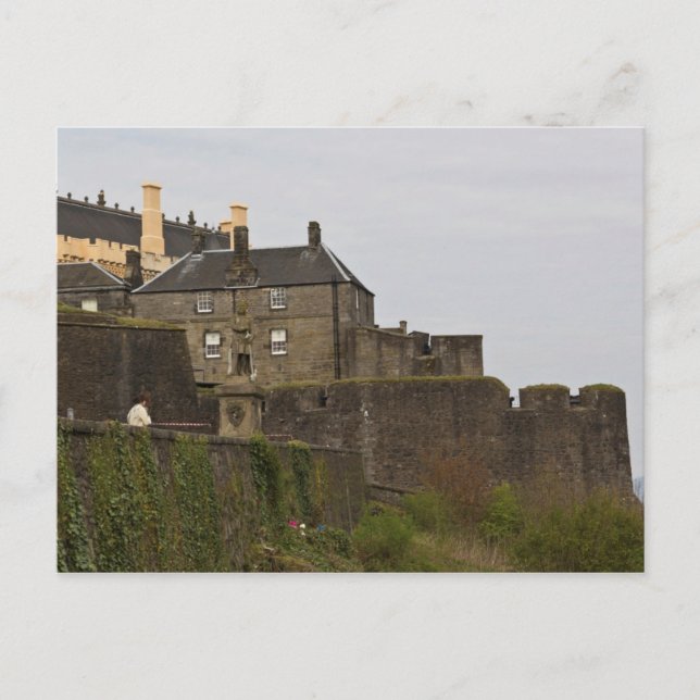Statue von Robert the Bruce auf Stirling Castle Postkarte (Vorderseite)