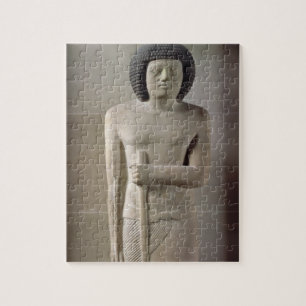 Statue von Sepa, altes Königreich (gemalter Puzzle