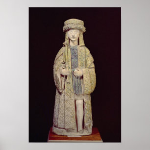 Statue von St. Louis Poster