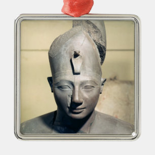 Statue von Tuthmosis III Silbernes Ornament