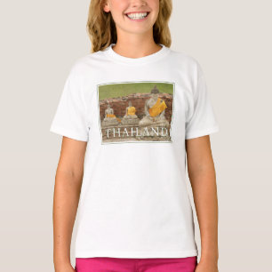 Statuen der Sitting Buddhas   Ayutthaya, Thailand T-Shirt