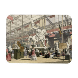 Statuen im Belgien-Abschnitt des großen Exhibi Magnet