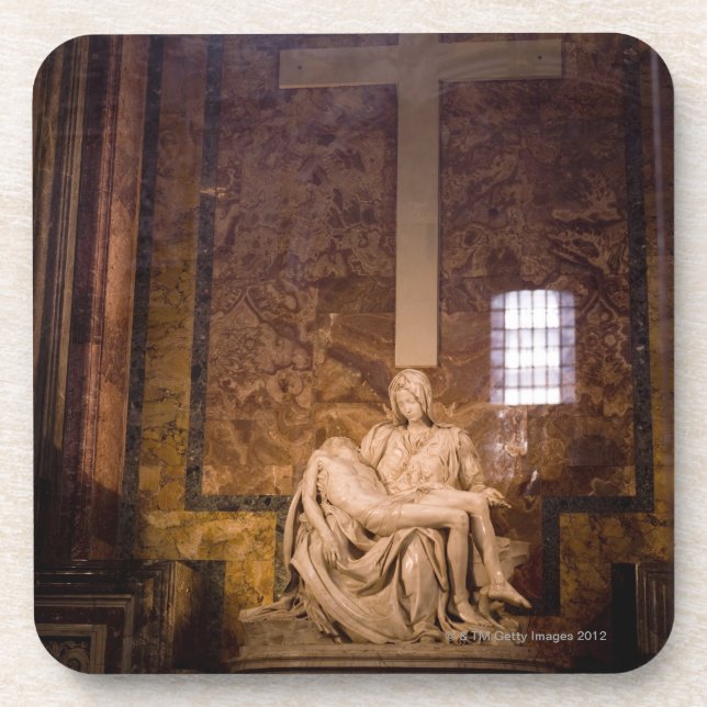 Statuen, Vatikan, Rom, Italien Untersetzer (Vorderseite)