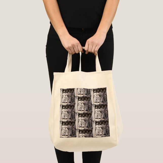Statuen von Cork, Irland Tote Bag Tragetasche (Vorderseite (Produkt))
