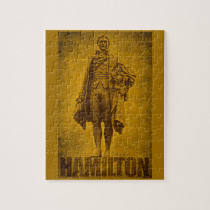 Statueske Alexander Hamilton Design Puzzle