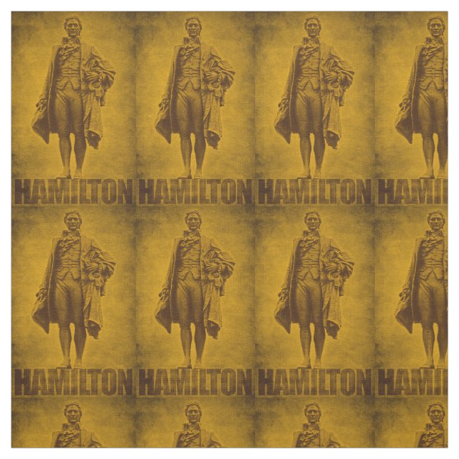 Statuesque Alexander Hamilton Design Stoff (Muster)