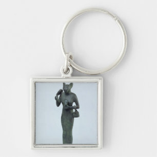 Statuette der Göttin Bastet Schlüsselanhänger