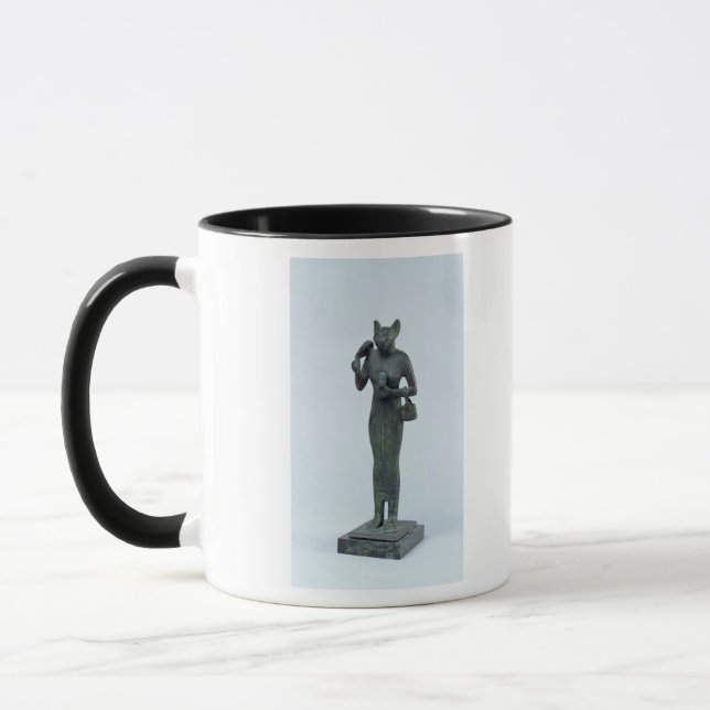 Statuette der Göttin Bastet Tasse (Links)
