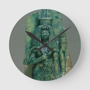 Statuette der Königin Tiye, Ehefrau von Amenophis Runde Wanduhr