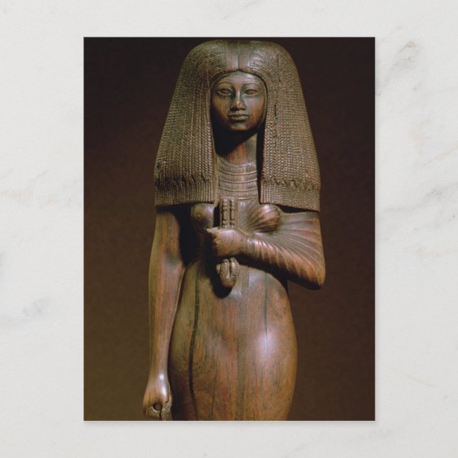 Statuette der Tuya, Leiter des Harems von Min, N Postkarte (Vorderseite)