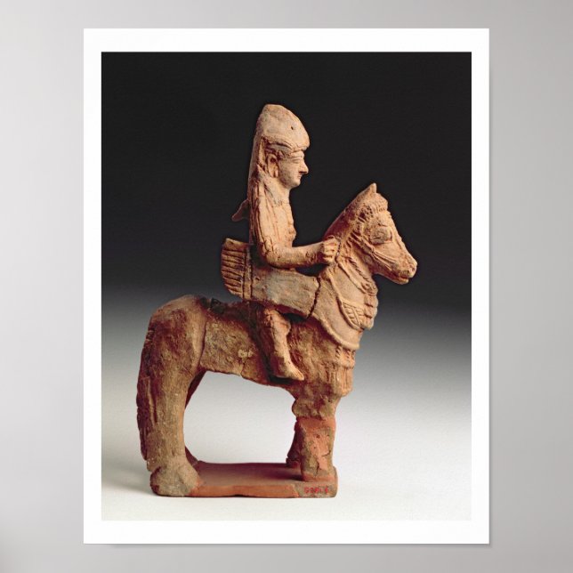 Statuette eines bewaffneten Pferdes, Byblos, 8.-6. Poster (Vorne)