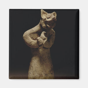 Statuette eines Löwe-Köpfigen Dämons, Magnet