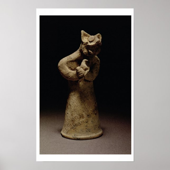 Statuette eines Löwendämons, Mesopotamien, c.5 Poster (Vorne)