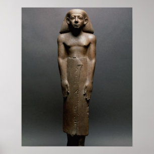 Statuette von Amenemhatankh, Arbeitskraft bei Poster