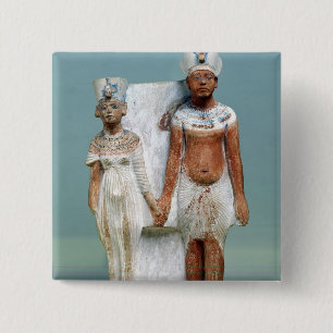 Statuette von Amenophis IV und von Nefertiti Button