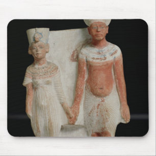 Statuette von Amenophis IV und von Nefertiti Mousepad