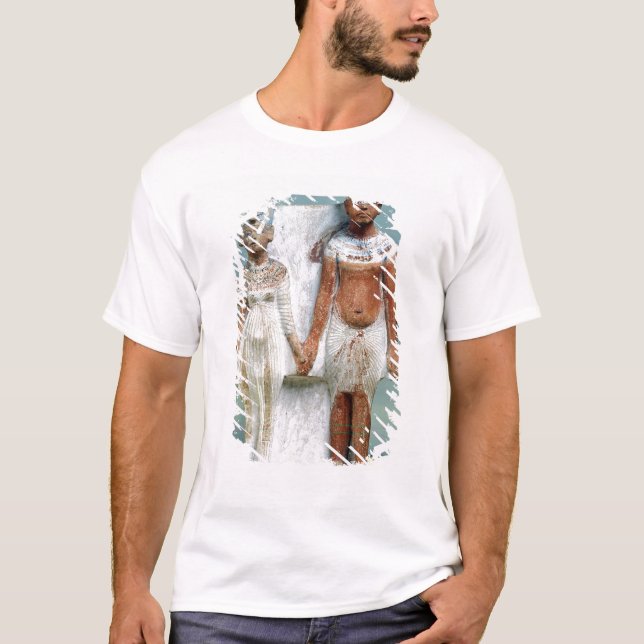 Statuette von Amenophis IV und von Nefertiti T-Shirt (Vorderseite)