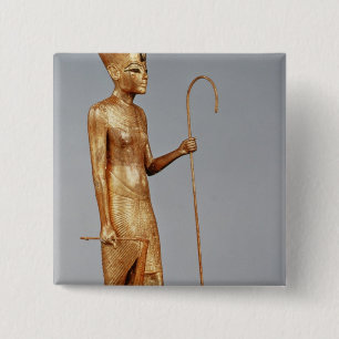 Statuette von König die rote Krone von tragend Button