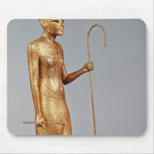 Statuette von König die rote Krone von tragend Mousepad